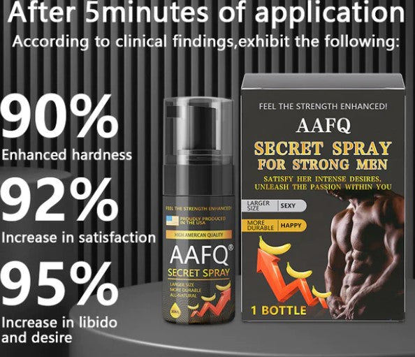 AAFQ® Secret Spray for Strong Men(Buy 1 Get 1 Free)
